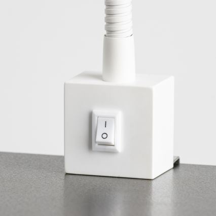 LED-lampe med klemme 1xGU10/4,7W/230V hvid