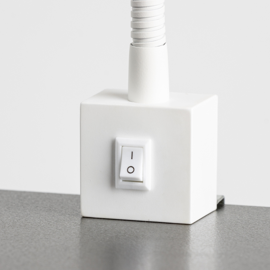 LED-lampe med klemme 1xGU10/4,7W/230V hvid