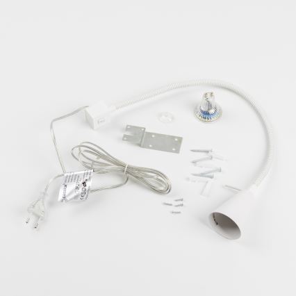 LED-lampe med klemme 1xGU10/4,7W/230V hvid