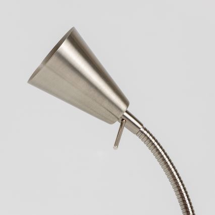 LED-lampe med klemme 1xGU10/4,7W/230V mat krom