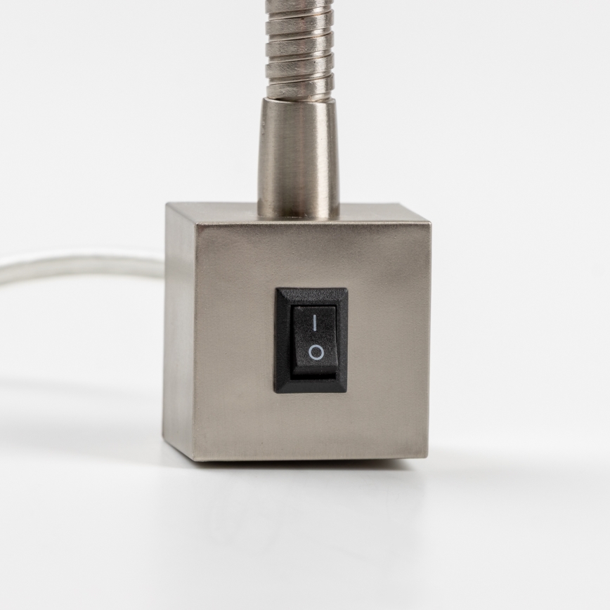 LED-lampe med klemme 1xGU10/4,7W/230V mat krom