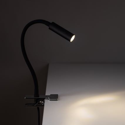 LED lampe med klemme LAGOS 1xG9/3W/230V 4000K sort