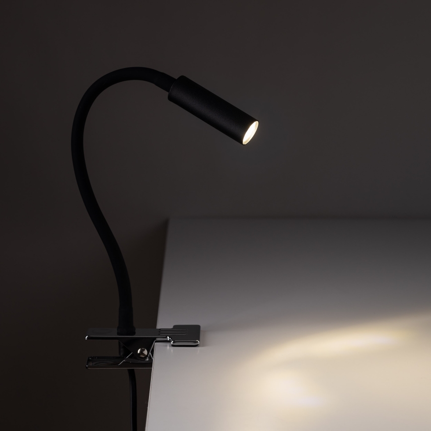 LED lampe med klemme LAGOS 1xG9/3W/230V 4000K sort