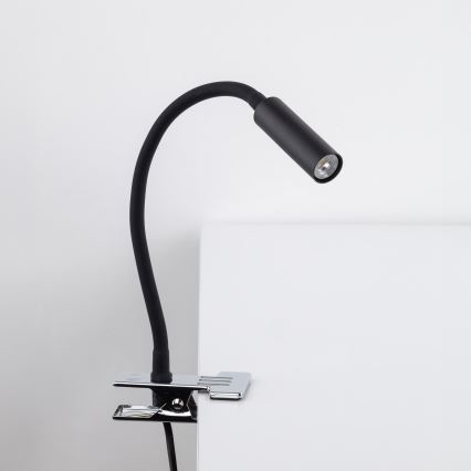LED lampe med klemme LAGOS 1xG9/3W/230V 4000K sort