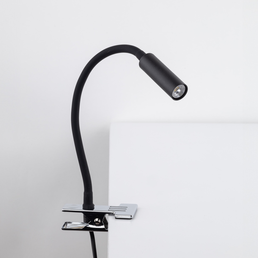 LED lampe med klemme LAGOS 1xG9/3W/230V 4000K sort