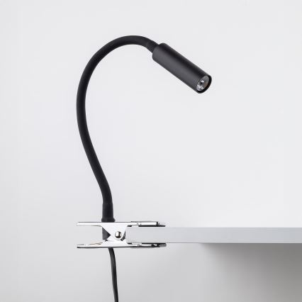 LED lampe med klemme LAGOS 1xG9/3W/230V 4000K sort