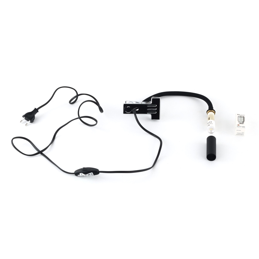 LED lampe med klemme LAGOS 1xG9/3W/230V 4000K sort