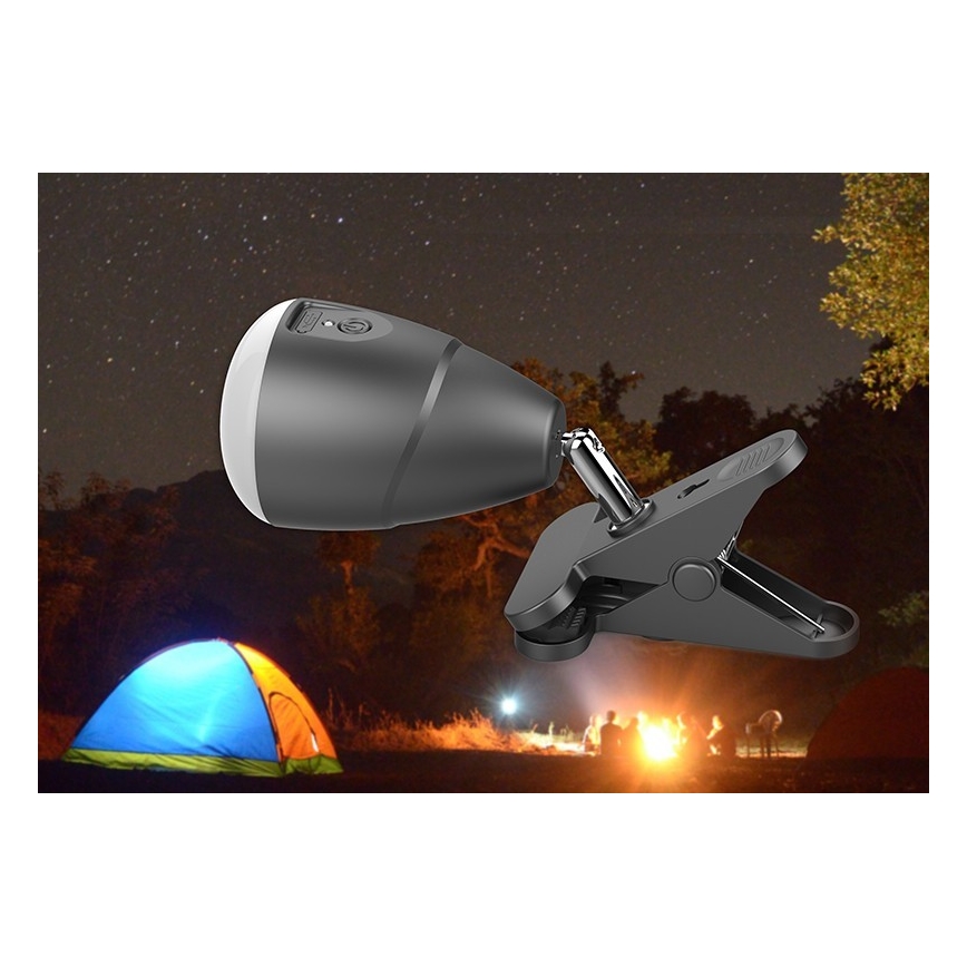 LED lampe med klemme USB-opladning LED/5W/5V 4000K