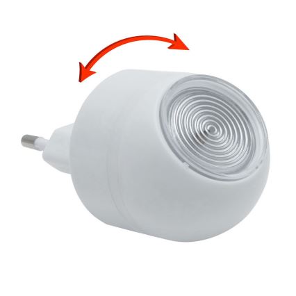 LED lampe med skumringssensor til stikkontakt LED/1W/230V