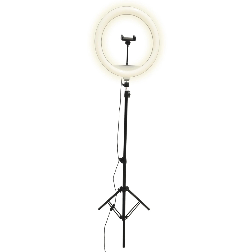 LED Lampe med stativ og holder til vlogging dæmpbar LED/15W/5V 2700-6500K