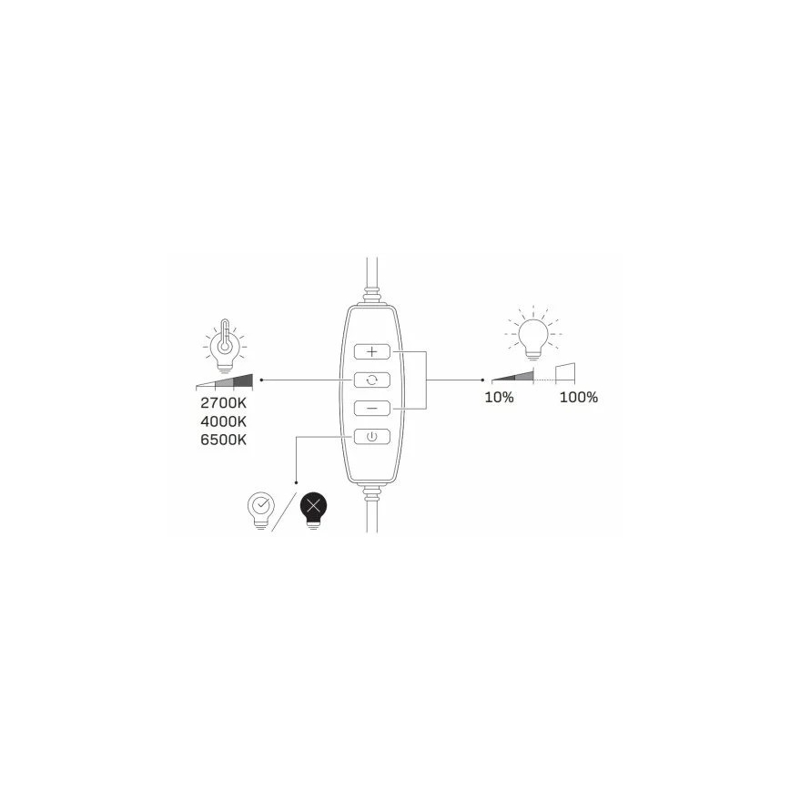 LED Lampe med stativ og holder til vlogging dæmpbar LED/15W/5V 2700-6500K