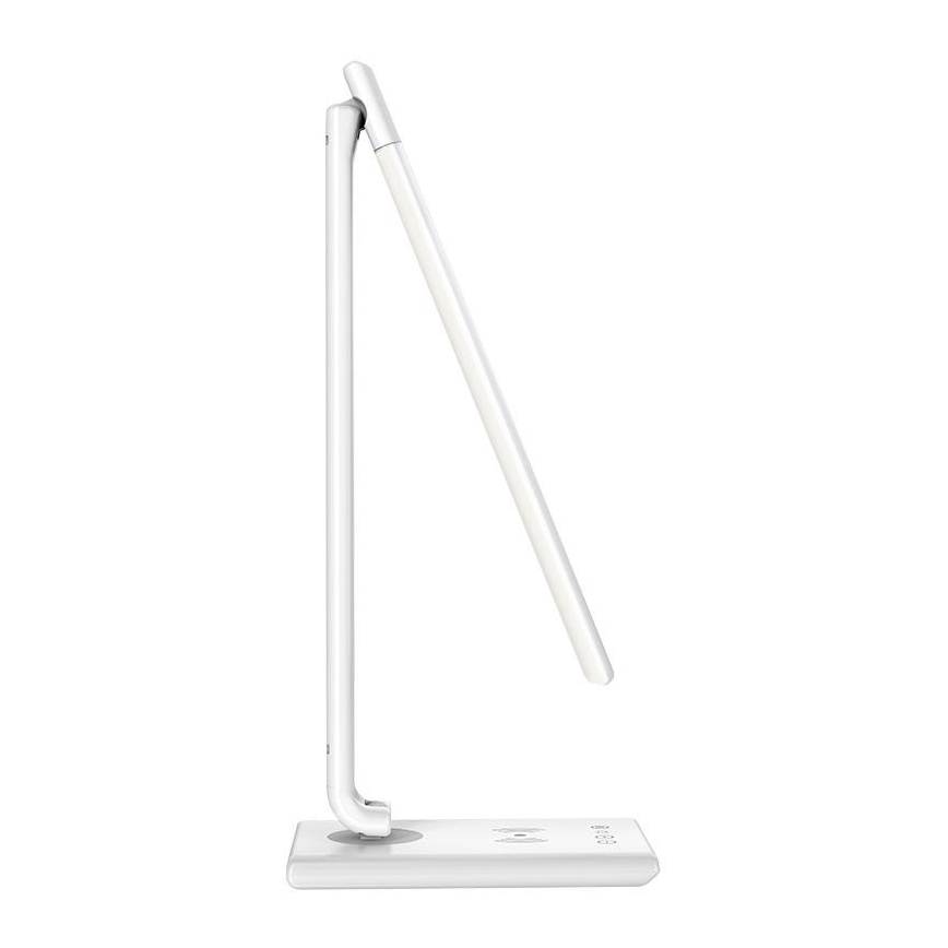 LED bordlampe med trådløs opladning og touch-funktion dæmpbar MEGGIE LED/8W/230V + USB