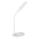 LED bordlampe med trådløs opladning og touch-funktion dæmpbar OCTAVIA LED/7W/230V hvid