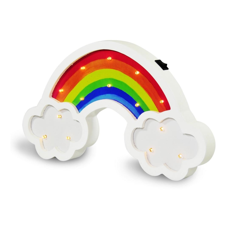 LED lampe til børn LED/2xAA regnbue