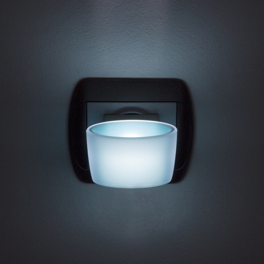 LED lampe til stikkontakt LED/1W/230V blå