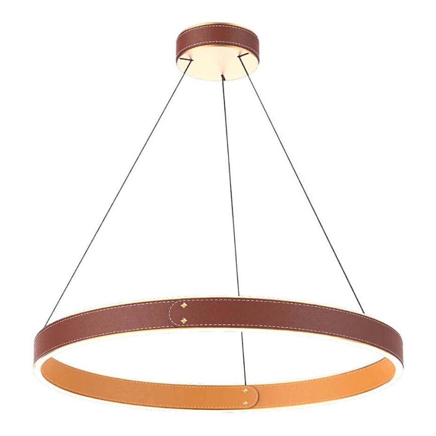 LED LEATHER LED/47,8W/230V brun/orange