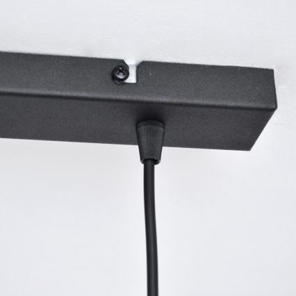 LED LED pendel VOLTA 2xE27/15W/230V sort/guldfarvet
