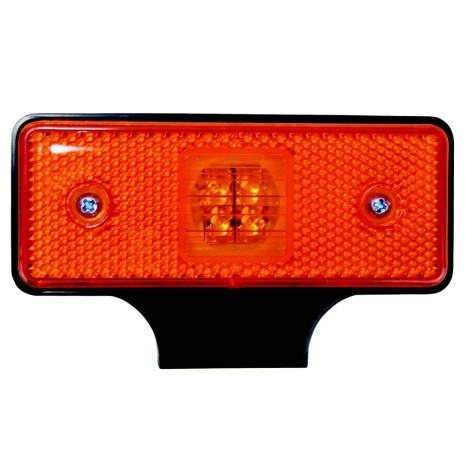 LED Llysreflektor SINGLE LED/0,2W/12-24V IP67 orange