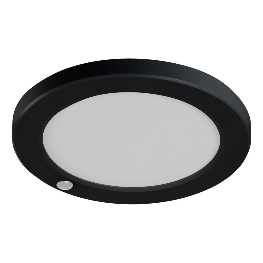 LED Loft/Indbygningslampe med bevægelsessensor 02.01.2001 ERGA LED/17W/230V 3000/4000/6500K sort
