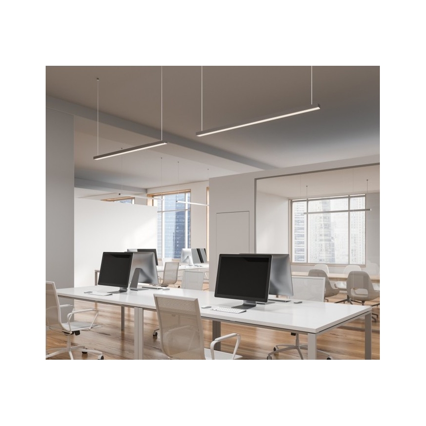 LED loftarmatur overflademonteret/ophængt KOLINE LED/40W/230V 3000/4000/6500K 120 cm hvid