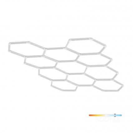 LED-loftarmatur HEXLINE LED/513W/230V 6500K 300x516 cm hvid