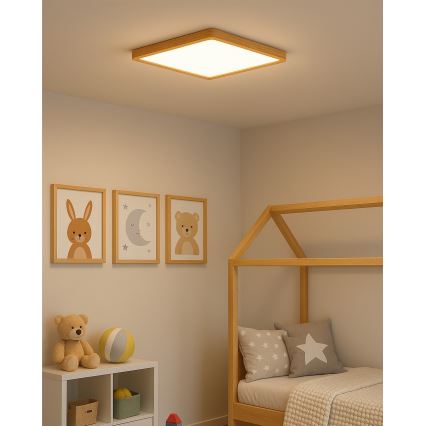 LED-loftarmatur LED/32W/230V 3000/4000/6500K 40x40 cm beige
