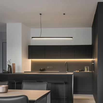 LED loftarmatur, overflademonteret/ophængt CYNIDECO LED/12W/230V 4000K sort