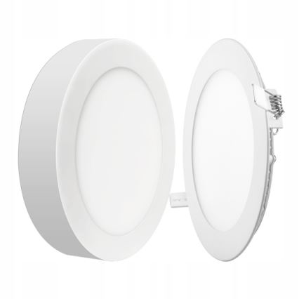 LED loftlampe 02.01.2001 LED/18W/230V 4500K diameter 22,6 cm hvid