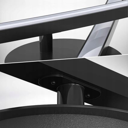 LED-loftlampe 2x LED/6W/230V 3000K sort