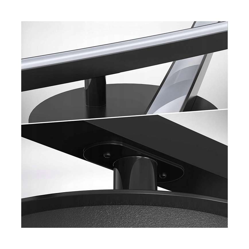 LED-loftlampe 2x LED/6W/230V 3000K sort