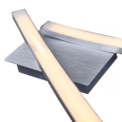 LED loftlampe 2xLED/6W/230V 3000K mat krom