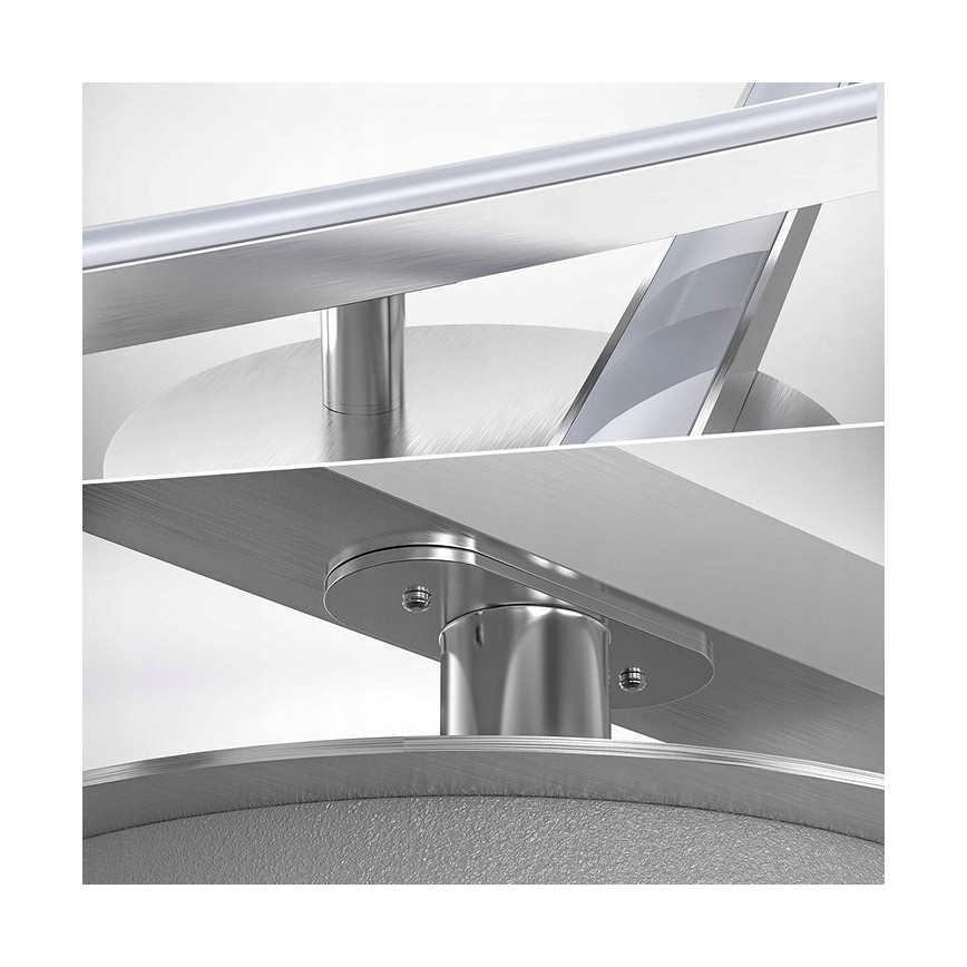 LED loftlampe 2xLED/6W/230V poleret krom