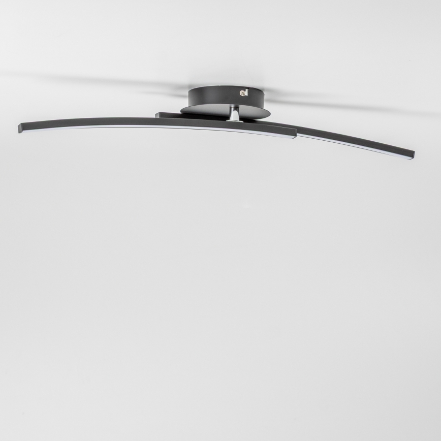 LED loftlampe 2xLED/6W/230V sort