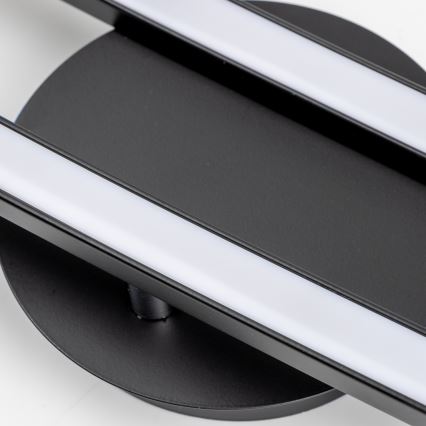 LED loftlampe 2xLED/6W/230V sort