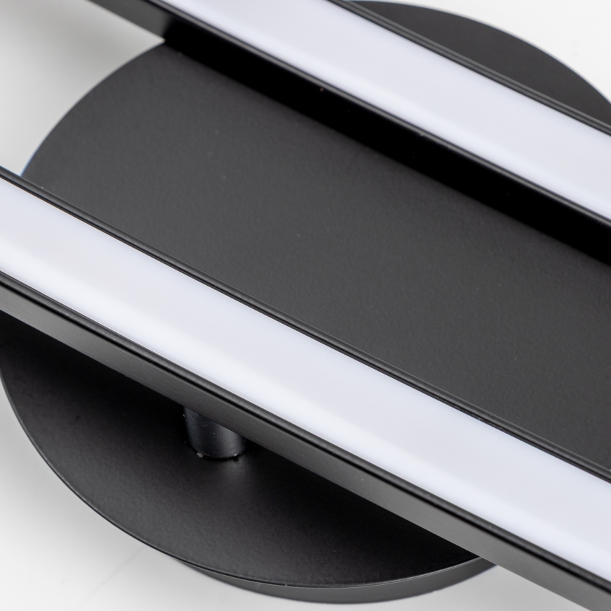 LED loftlampe 2xLED/6W/230V sort