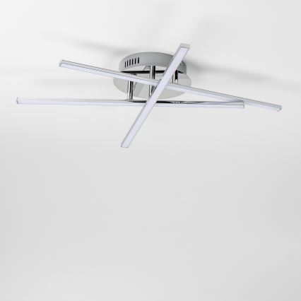 LED loftlampe 3xLED/3W/230V, blank krom