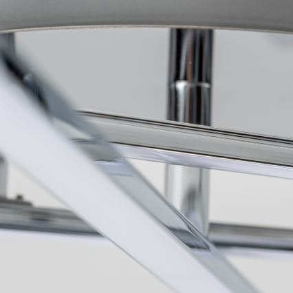 LED loftlampe 3xLED/3W/230V, blank krom