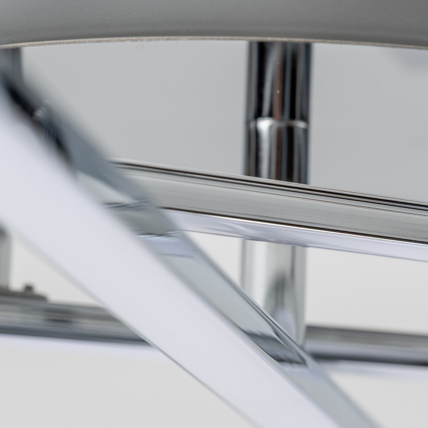 LED loftlampe 3xLED/3W/230V, blank krom