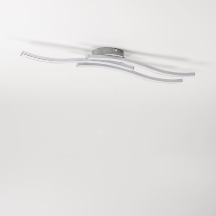 LED loftlampe 3xLED/6W/230V 3000K sølvfarvet