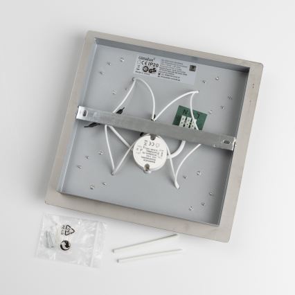 LED loftlampe 4xLED/4W/230V mat krom