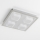 LED loftlampe 4xLED/5W/230V 3000K 28x28 cm mat krom