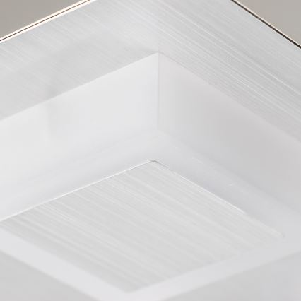 LED loftlampe 4xLED/5W/230V 3000K 28x28 cm mat krom