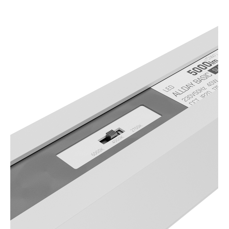 LED loftlampe ALLDAY BASIC LED/40W/230V 2700/4000/6000K hvid