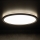 LED loftlampe AZPO LED/11,8W/230V 3000/4000/6000K Ø 22,5 cm IP54 sort