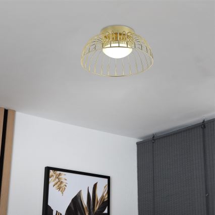 LED Loftlampe BETSY LED/12W/230V Ø 25 cm guld