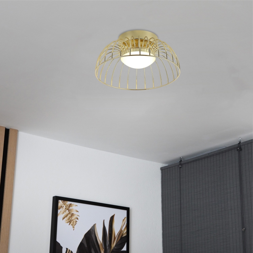 LED Loftlampe BETSY LED/12W/230V Ø 25 cm guld