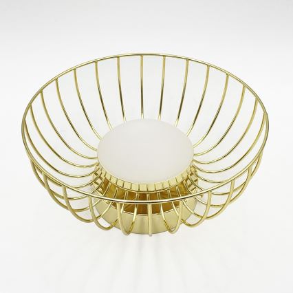 LED Loftlampe BETSY LED/12W/230V Ø 25 cm guld