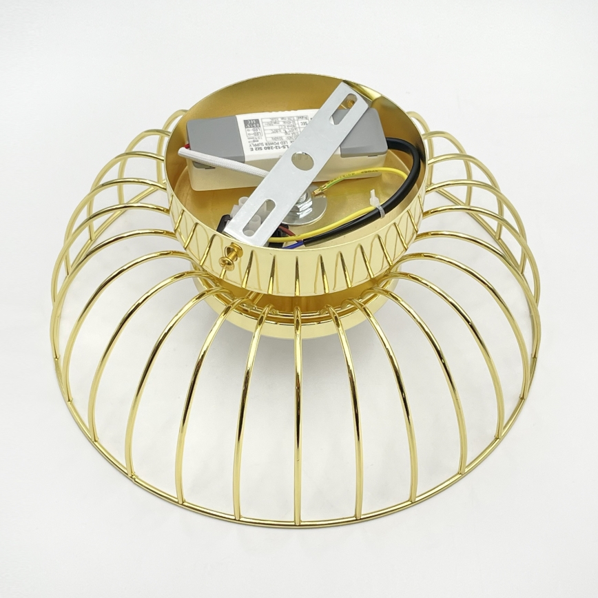 LED Loftlampe BETSY LED/12W/230V Ø 25 cm guld
