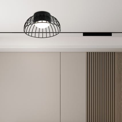 LED Loftlampe BETSY LED/12W/230V Ø 25 cm sort