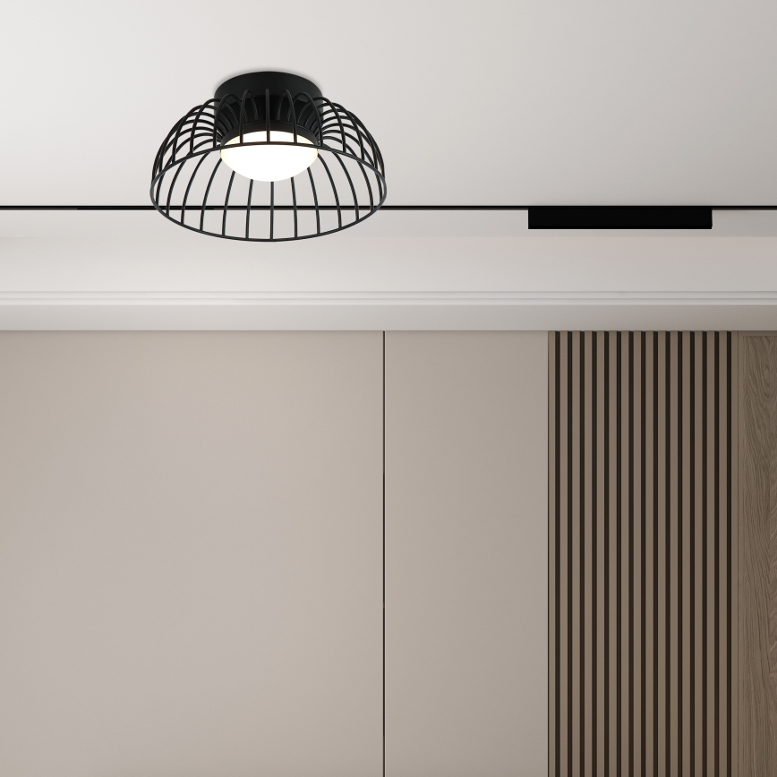 LED Loftlampe BETSY LED/12W/230V Ø 25 cm sort